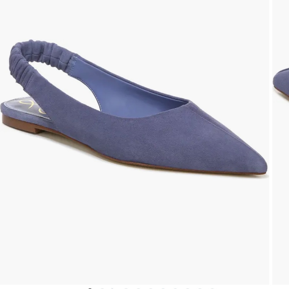 NWT SAM EDELMAN WHITNEY SUEDE POINTED TOE FLAT